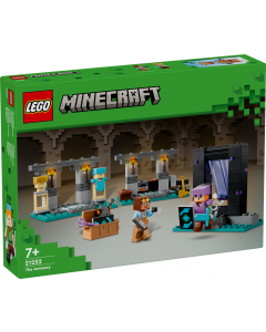 LEGO 21252 Minecraft The Armoury Toy with Character Figures