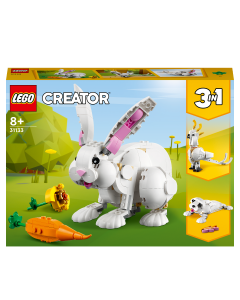 LEGO 31133 Creator 3in1 White Rabbit Toy Animal Figures Set
