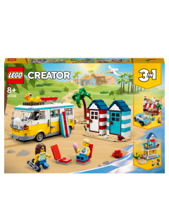 LEGO 31138 Creator Beach Camper Van Toy Summer Holiday Set