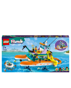 LEGO 41734 Friends Sea Rescue Boat Toy Vehicles and Animals Playset