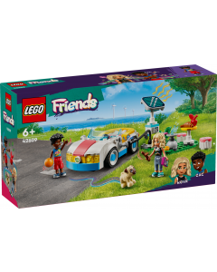 LEGO 42609 Friends Electric Car and Charger Vehicle Toy Set