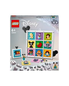 LEGO 43221 Disney 100 Years of Disney Animation Icons Wall Art Set