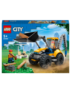 LEGO 60385 City Construction Digger and Excavator Toy Set