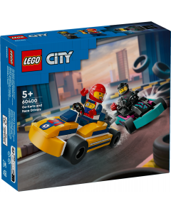 LEGO 60400 City Go-Karts and Race Drivers Vehicle Toys Set