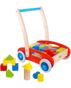 Tooky Toy baby stroller - baby walker - stroller for children - toys for children - baby toys - Approx. 35 x 29 x 40 cm