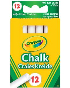 Crayola 51-1664 White Anti Dust Chalk