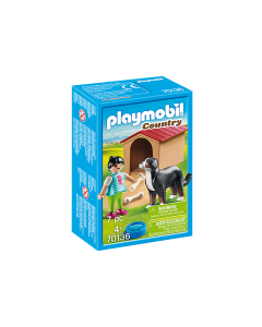 Playmobil 70136 Country Dog with Doghouse 