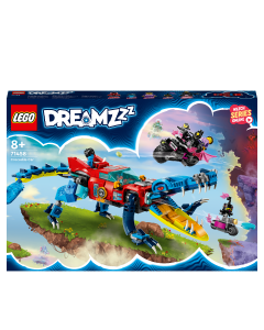 LEGO 71458 DREAMZzz Crocodile Car Toy 2in1 Set