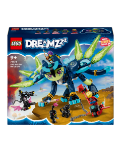 LEGO 71476 DREAMZzz Zoey and Zian the Cat-Owl Animal Toy Set