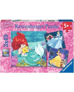 Ravensburger 9350 Disney Princess Adventure 3 x 49pc