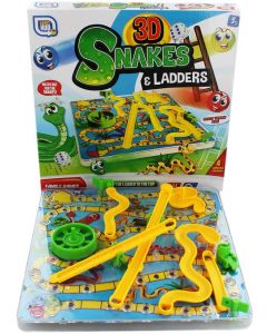 Grafix 01-0139 3D Snakes N Ladders .