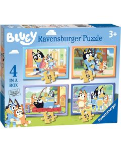 Ravensburger 3111 Bluey 4 in a Box Puzzle