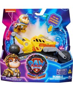 Paw Patrol 6067511 The Mighty Movie, Construction Toy Truck with Rubble
