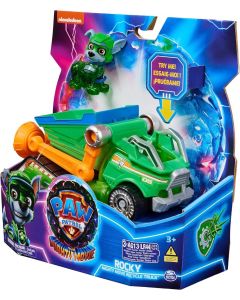 Paw Patrol 6067508 The Mighty Movie Toy Recycling Lorry with Rocky Mighty