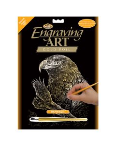 Royal & Langnickel GOLF19 Eagles Gold Engraving Art A4