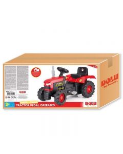 Dolu 8050 Pedal Tractor Farmer Operated Ride on Red