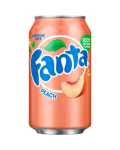 Fanta Peach Soda Cans 12oz (355ml)